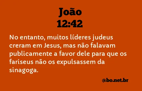 João 12:42 NTLH