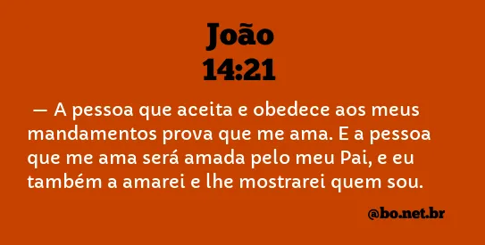 João 14:21 NTLH