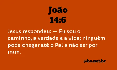 João 14:6 NTLH