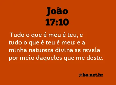 João 17:10 NTLH