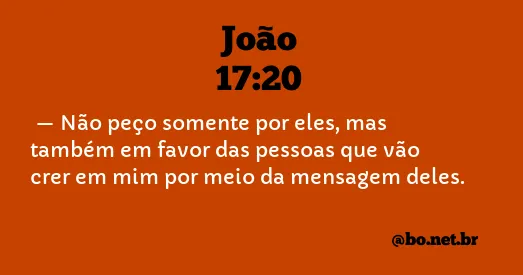 João 17:20 NTLH