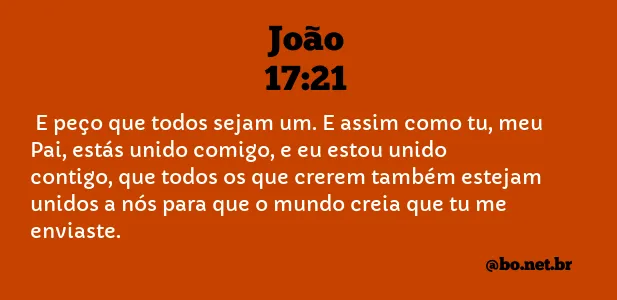 João 17:21 NTLH