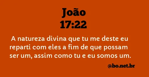 João 17:22 NTLH