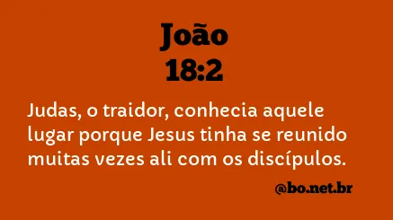 João 18:2 NTLH