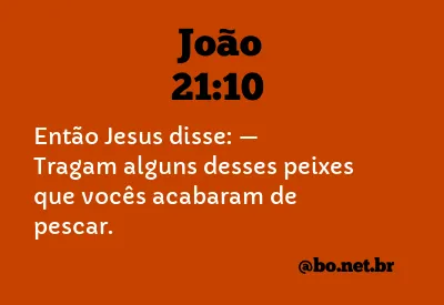 João 21:10 NTLH