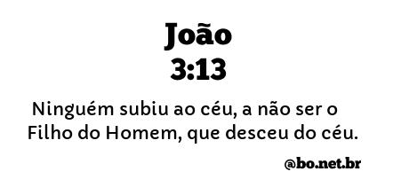 João 3:13 NTLH