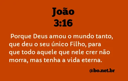 João 3:16 NTLH