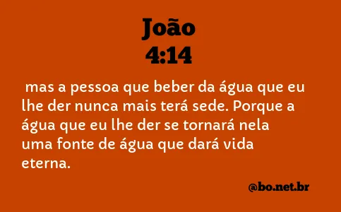 João 4:14 NTLH