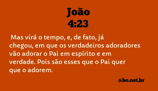 João 4:23 NTLH