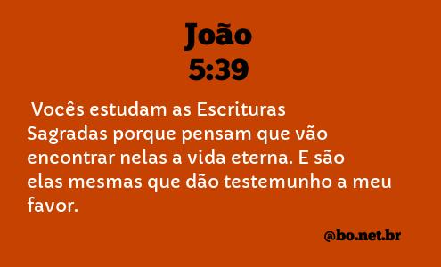 joao 5 39