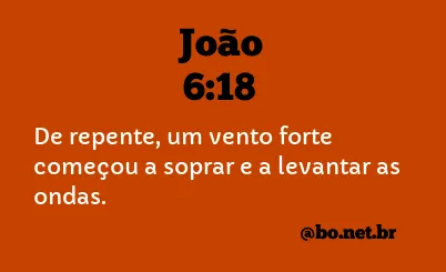 João 6:18 NTLH