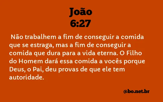 João 6:27 NTLH