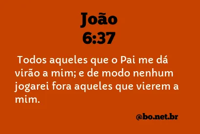 João 6:37 NTLH