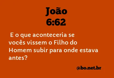 João 6:62 NTLH