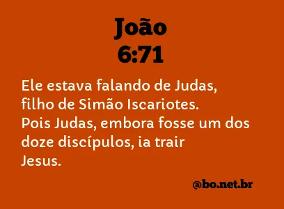 João 6:71 NTLH