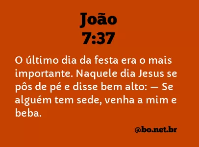 João 7:37 NTLH