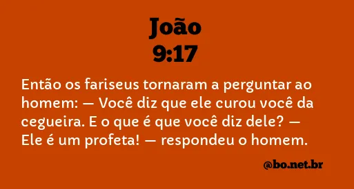 João 9:17 NTLH