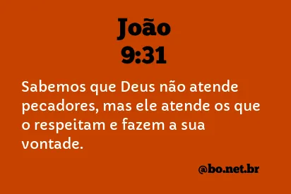 João 9:31 NTLH