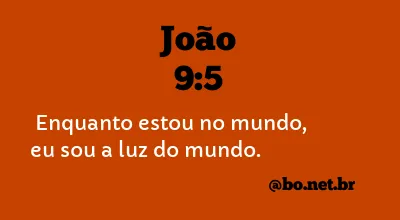 João 9:5 NTLH