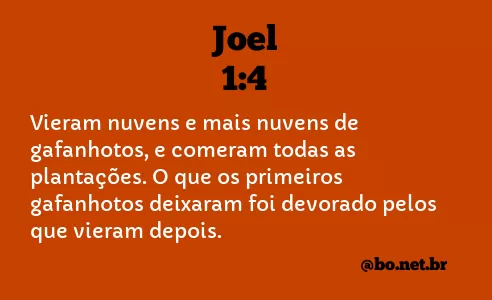 Joel 1:4 NTLH