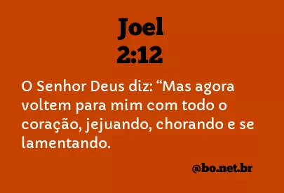 Joel 2:12 NTLH