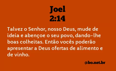 Joel 2:14 NTLH
