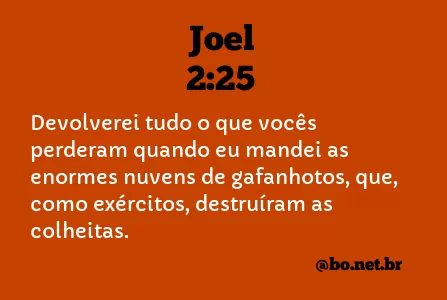 Joel 2:25 NTLH