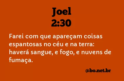 Joel 2:30 NTLH