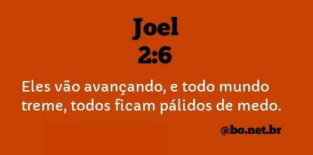 Joel 2:6 NTLH