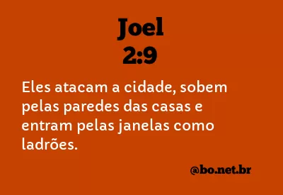 Joel 2:9 NTLH