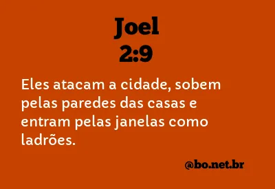 Joel 2:9 NTLH