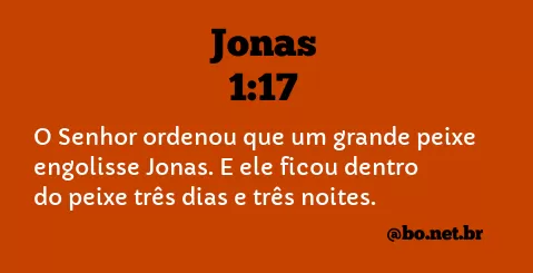 Jonas 1:17 NTLH