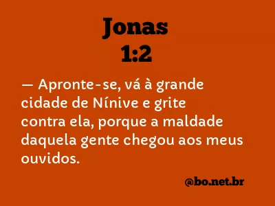 Jonas 1:2 NTLH