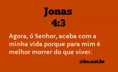 Jonas 4:3 NTLH