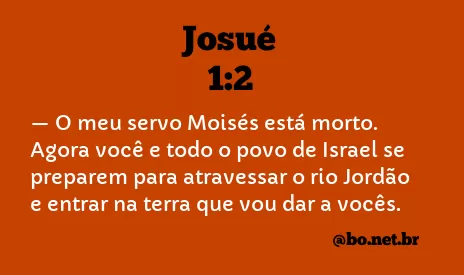 Josué 1:2 NTLH
