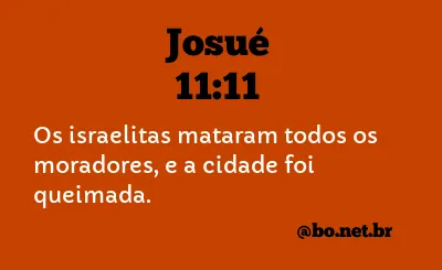 Josué 11:11 NTLH