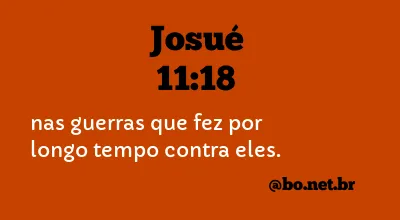 Josué 11:18 NTLH