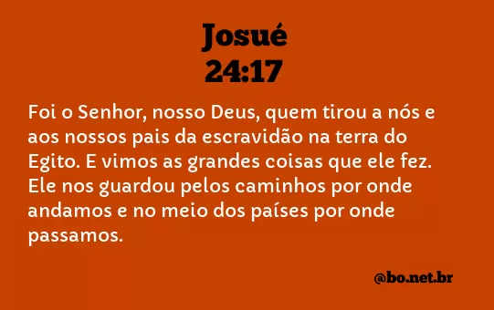 Josué 24:17 NTLH