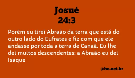 Josué 24:3 NTLH