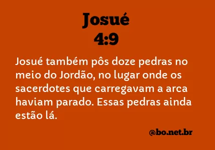 Josué 4:9 NTLH