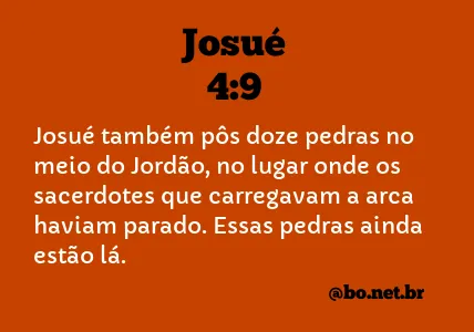 Josué 4:9 NTLH