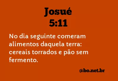 Josué 5:11 NTLH