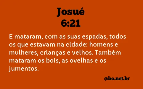 Josué 6:21 NTLH