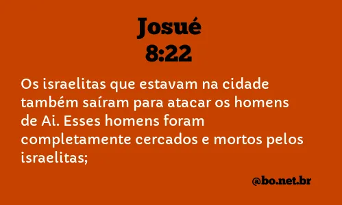 Josué 8:22 NTLH