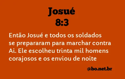 Josué 8:3 NTLH