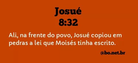 Josué 8:32 NTLH