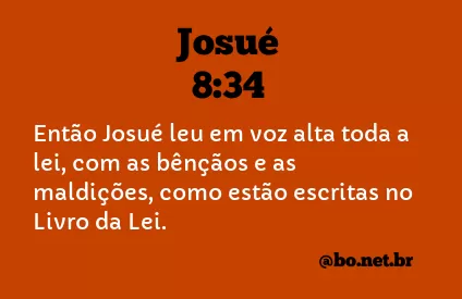 Josué 8:34 NTLH