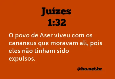 Juízes 1:32 NTLH