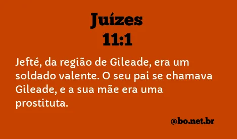 Juízes 11:1 NTLH