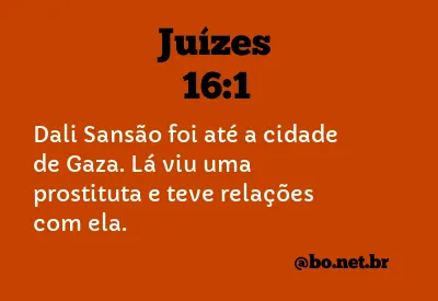 Juízes 16:1 NTLH